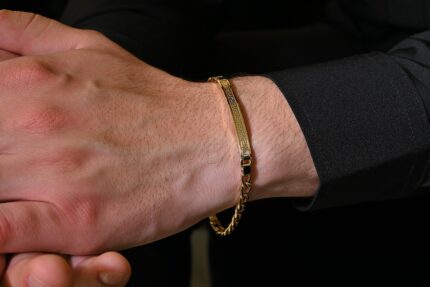 Brățară pentru barbati din aur de 14K