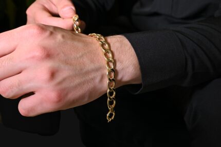 Brățară pentru barbati din aur de 14K